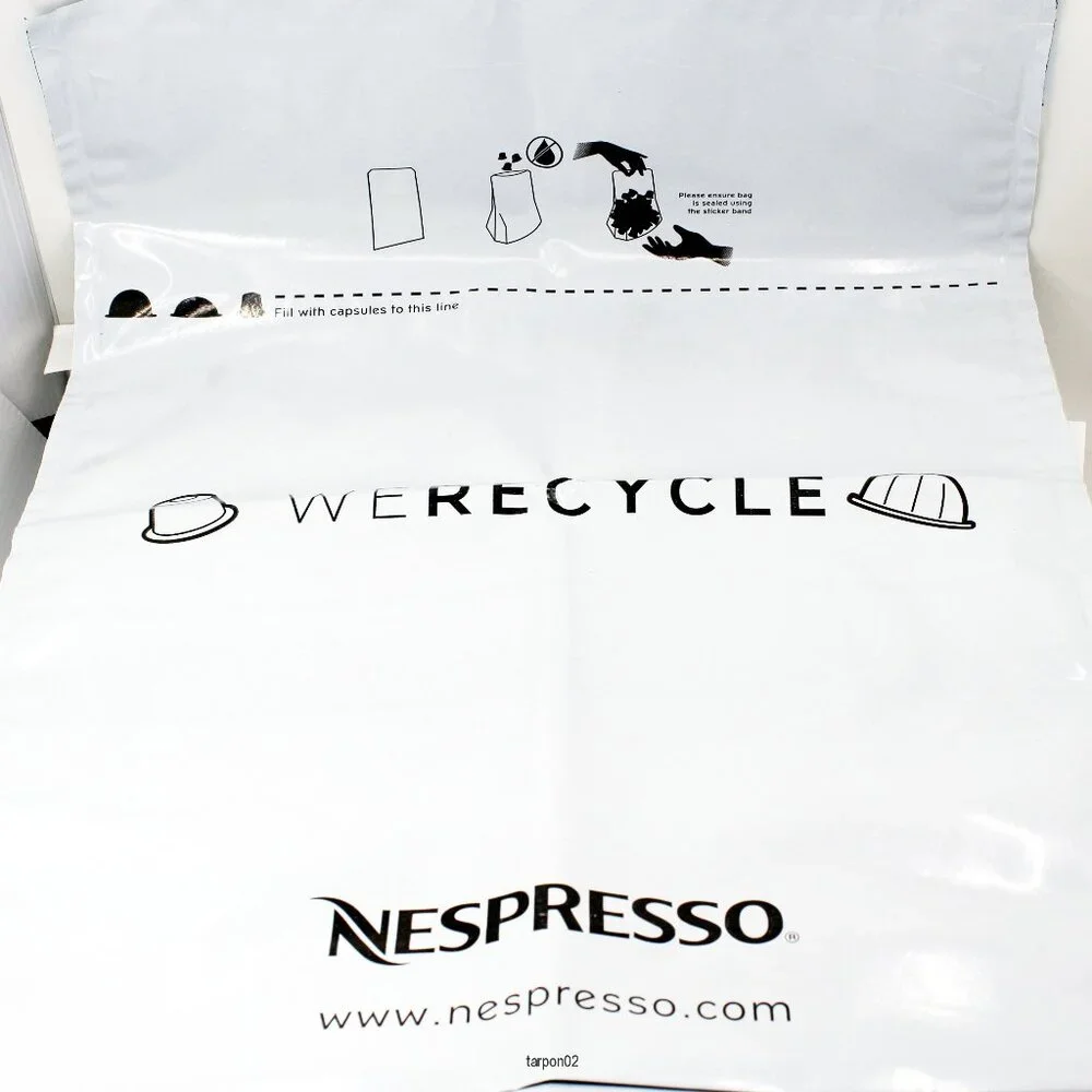 2 x Nespresso Coffee Pods Capsules Recycling Bag-Postage Paid Label-UPS Drop Off